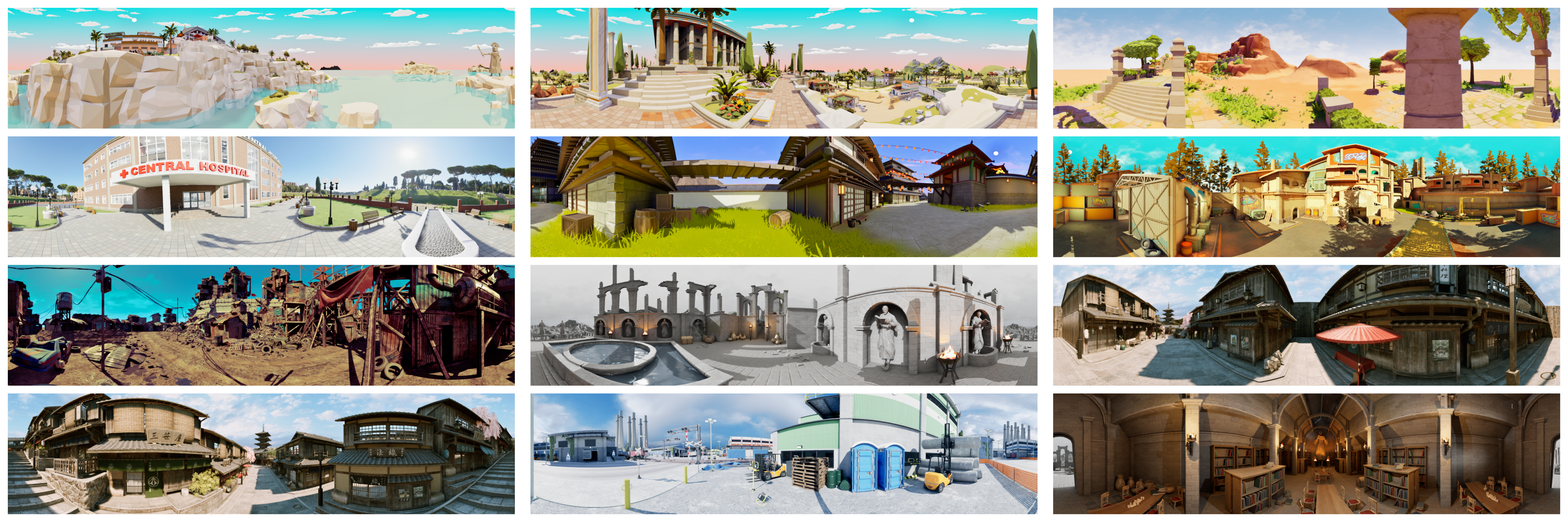 Matrix-Pano Dataset Examples